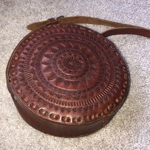 Real leather handbag from Mexico